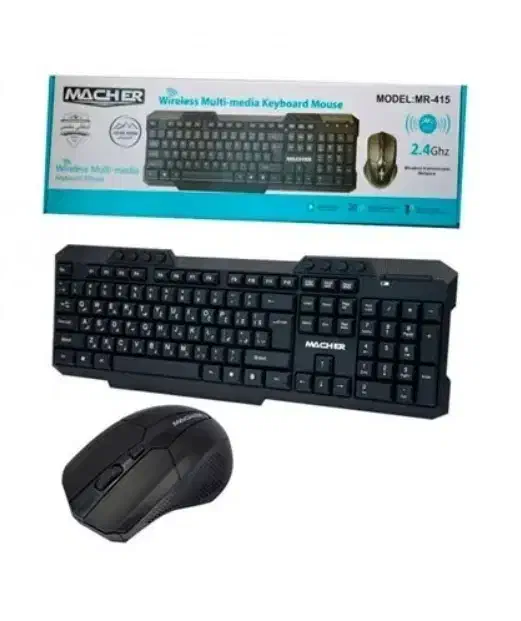 کیبورد ماوس بیسیم مچر MR-415|قطعات و لوازم جانبی رایانه|یزد, |دیوار