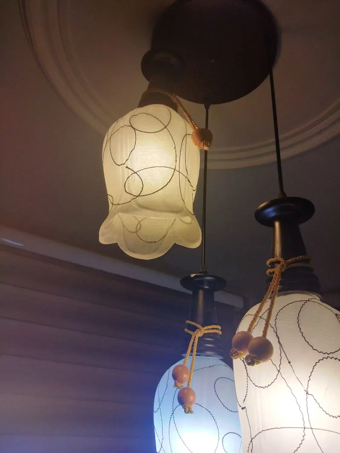 لوستر ۳شعله  اویز برای آشپز خانه واتاق خواب|لوستر و چراغ آویز|تهران, فدک|دیوار