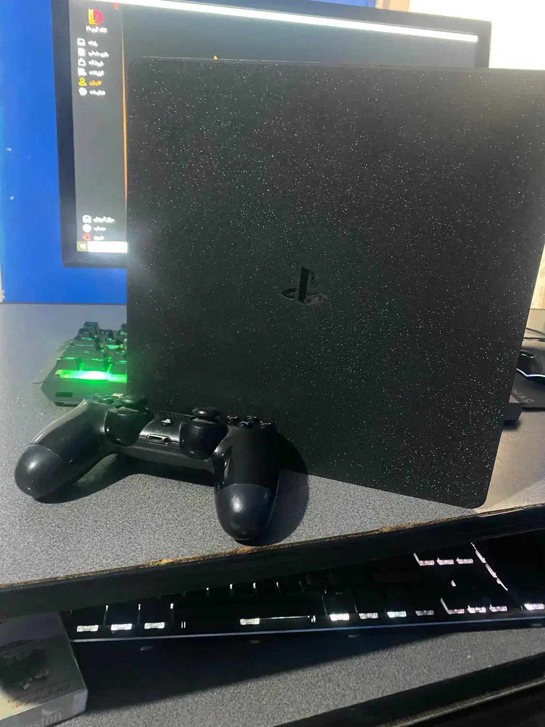 Ps4 اسلیم تک دسته پلمپ|کنسول، بازی ویدئویی و آنلاین|تاکستان, |دیوار