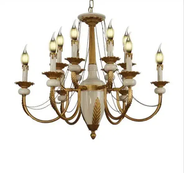 یک جفت لوستر نئوکلاسیک|لوستر و چراغ آویز|بیجار, |دیوار