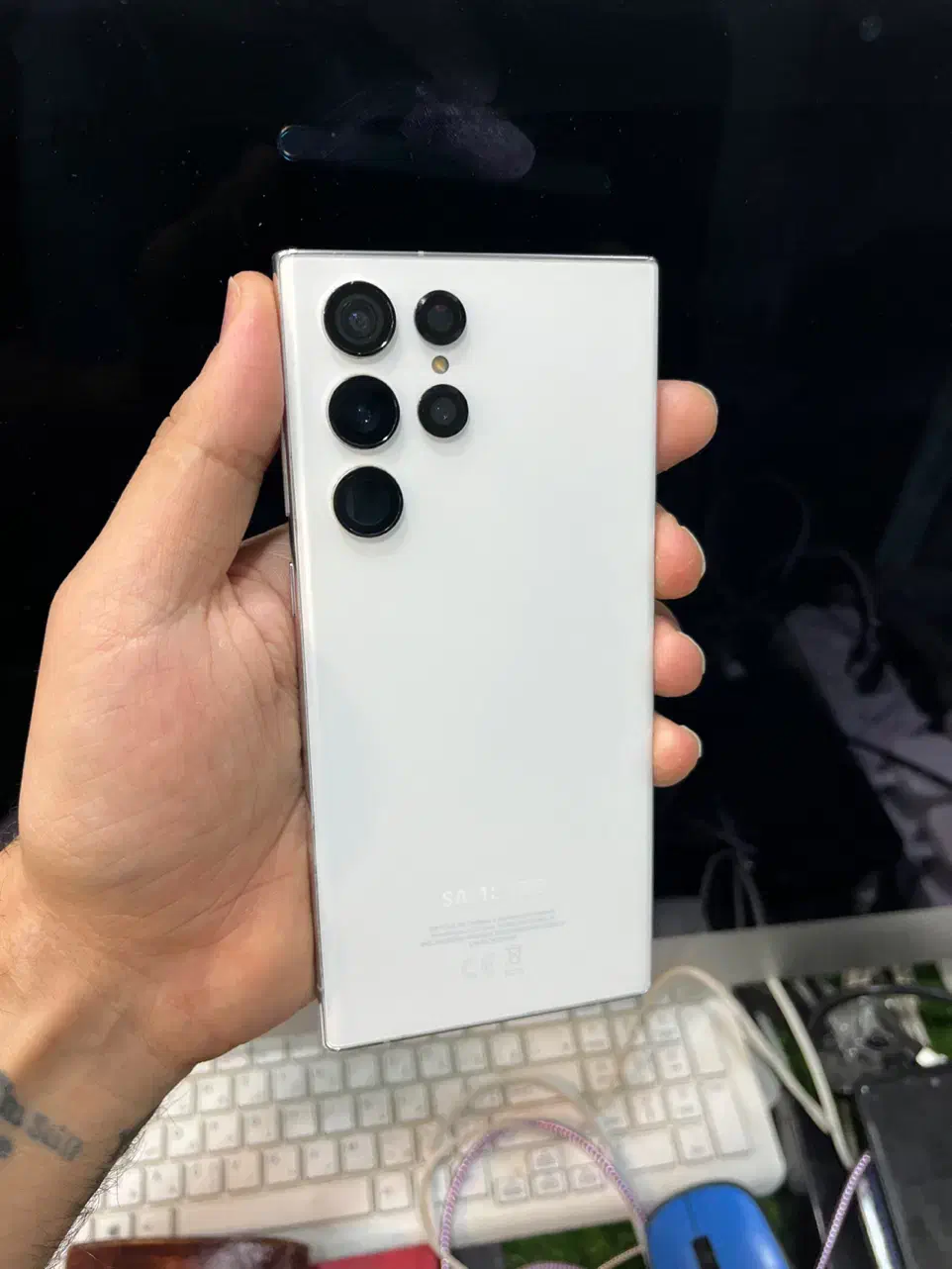 S22 Ultra سفید ظاهر فوقالعاده تمیز|موبایل|کرج, کوی امامیه|دیوار