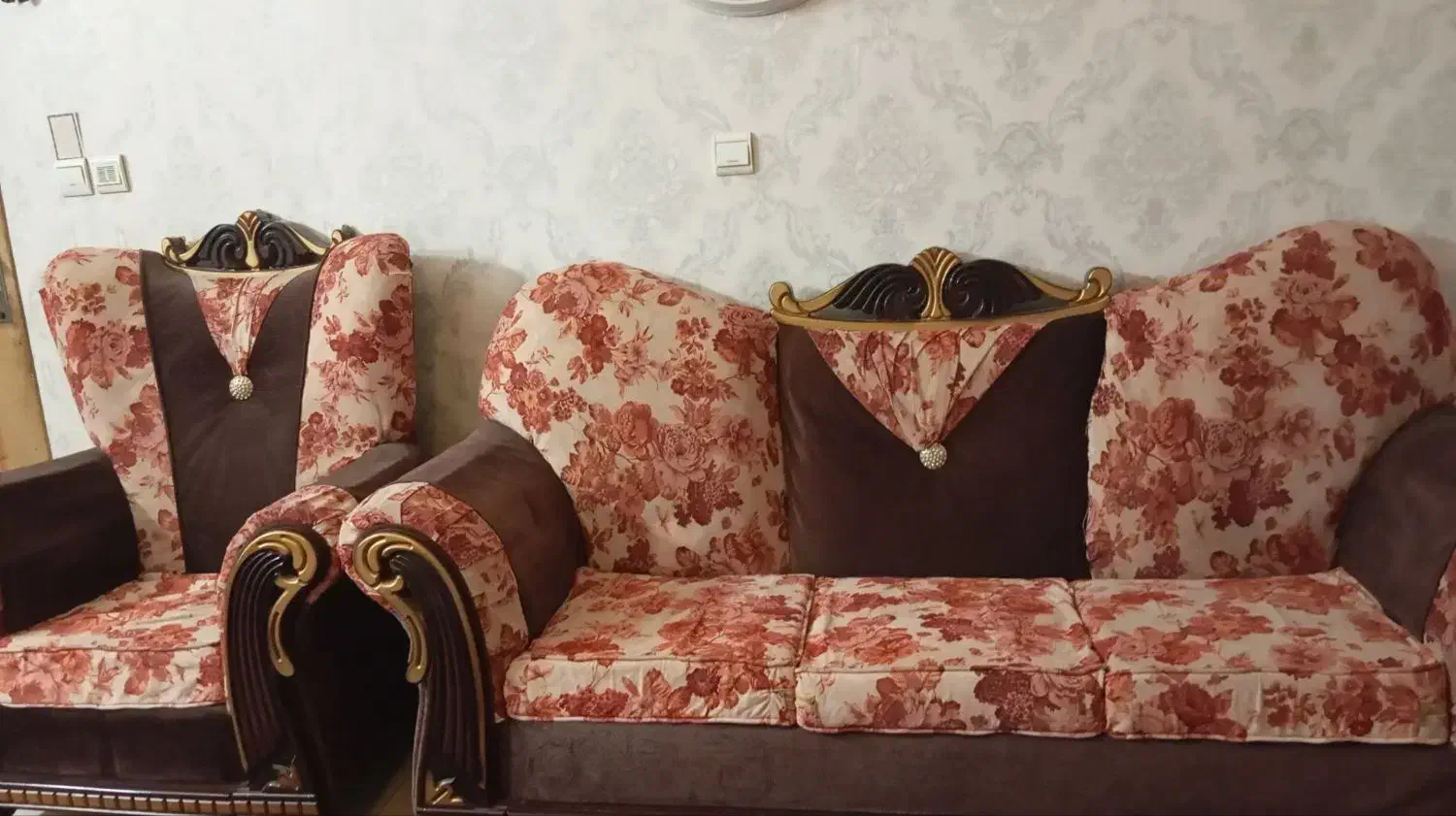 مبل هفت نفره|مبلمان خانگی و میز عسلی|پاکدشت, شهرک امام رضا|دیوار