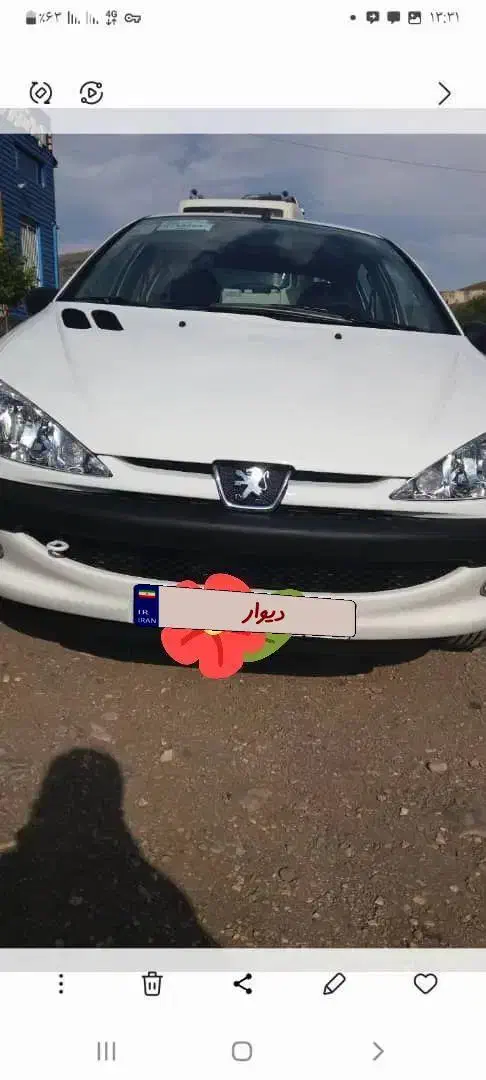 ۲۰۶ استثنایی ۱۴۰۱ درحدصفر|خودرو سواری و وانت|خلخال, |دیوار