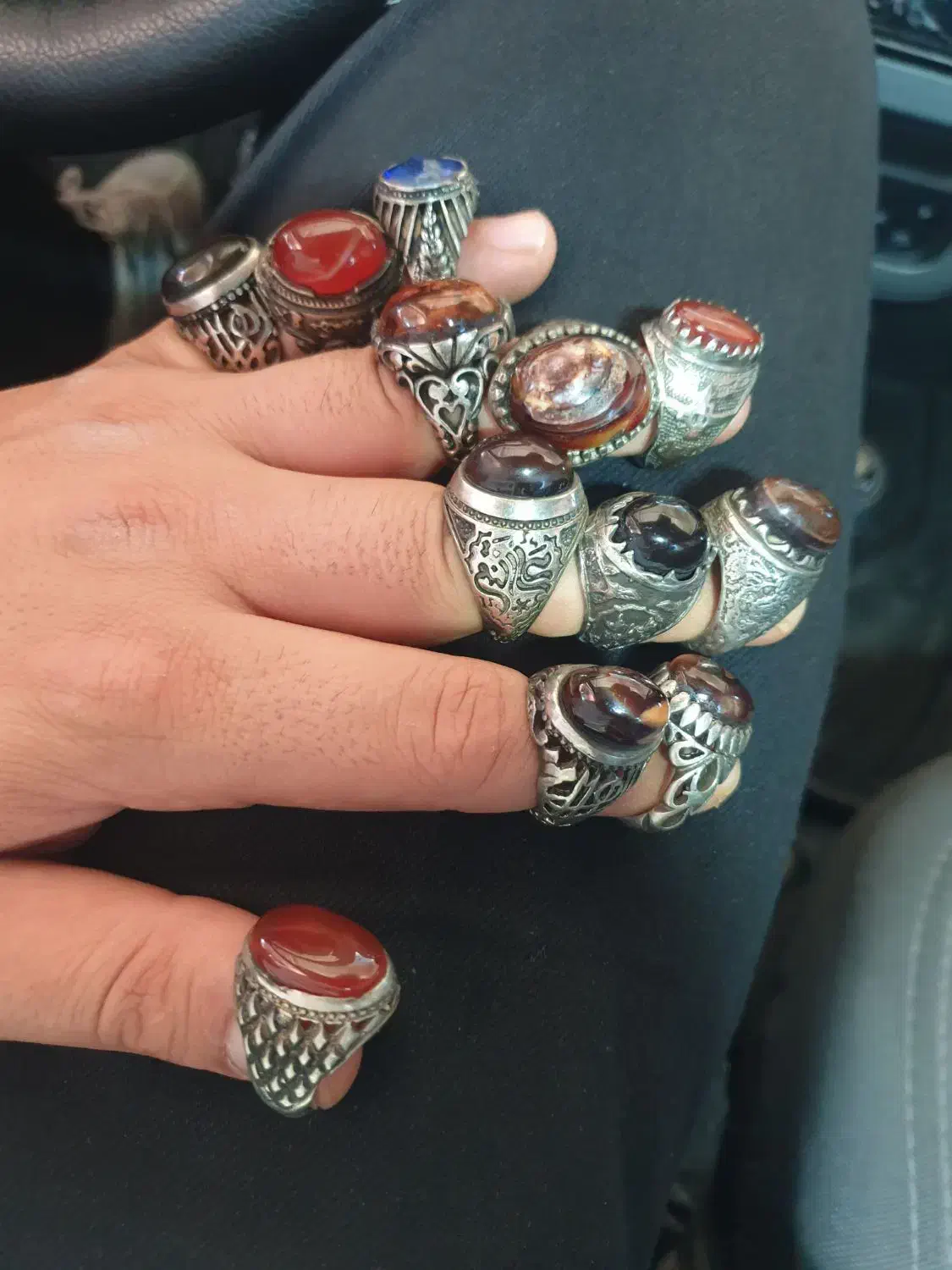 انگشتر نقره عیار پایین|جواهرات|دزفول, |دیوار