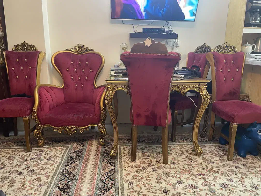 مبل استیل ۷نفره|مبلمان خانگی و میز عسلی|ری, ولی آباد|دیوار