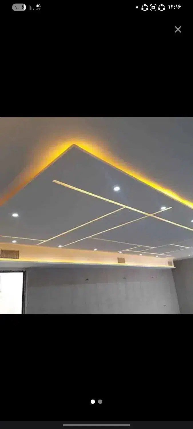 نصب انواع سقف های کاذب تایل کاغذ دیواری پی وی سی|خدمات پیشه و مهارت|دماوند, دماوند|دیوار