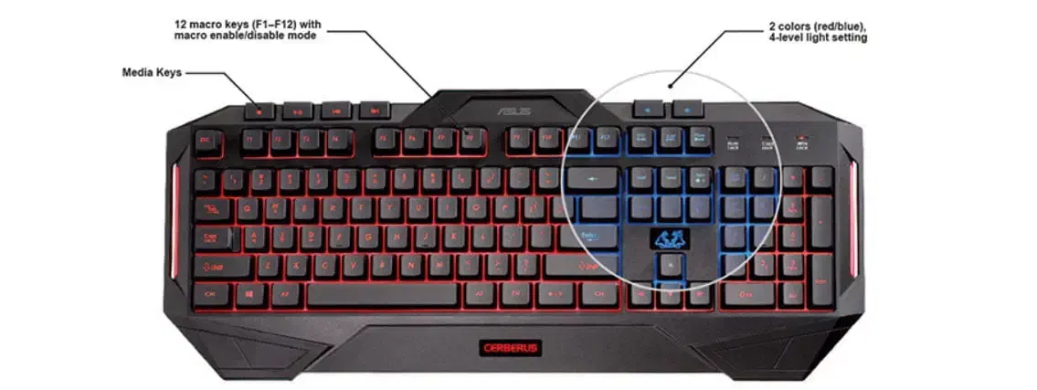 کیبورد ایسوس گیمینگ|قطعات و لوازم جانبی رایانه|کرمان, |دیوار