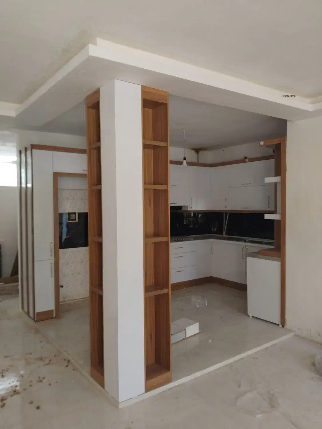 کابینت و دکوراسیون چوبی|جاکفشی، کمد، دراور|قوچان, |دیوار