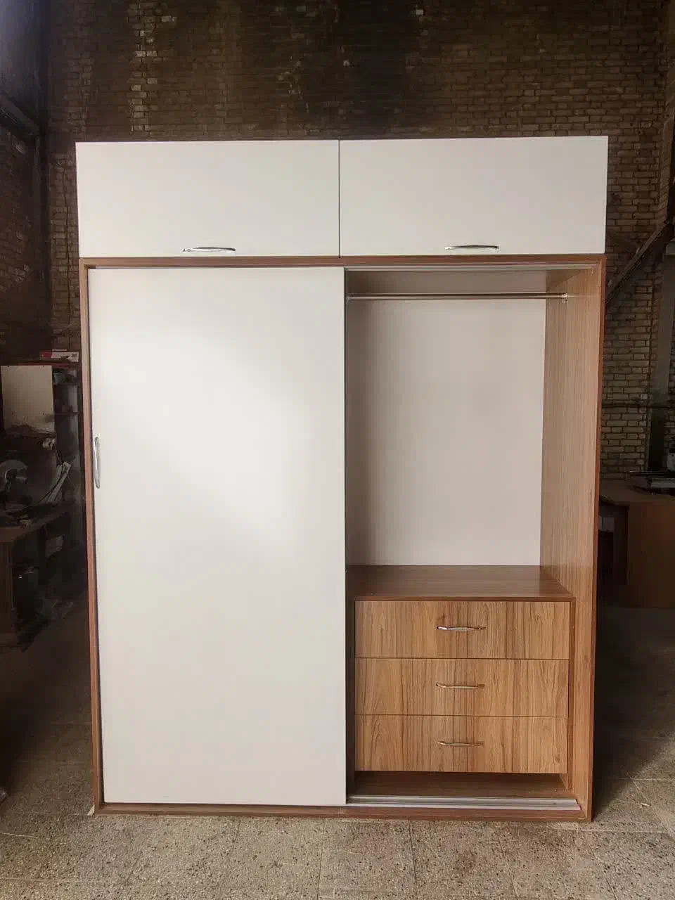 کمددیواری کشو دار به همراه رگال ۶کشویی|جاکفشی، کمد، دراور|تهران, مشیریه|دیوار