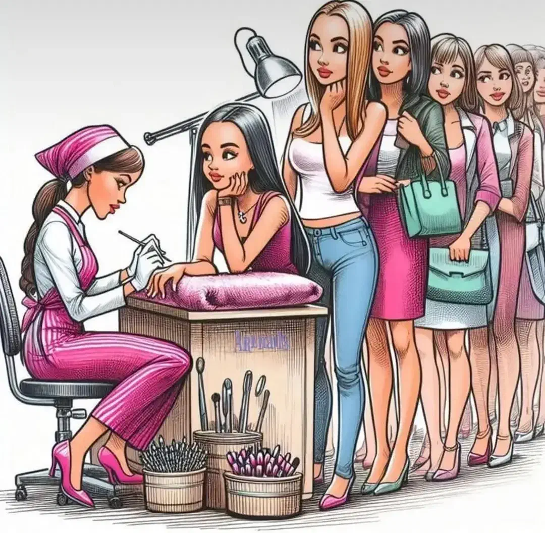 مانیکور کاشت ناخن ترمیم|خدمات آرایشگری و زیبایی|ساری, |دیوار