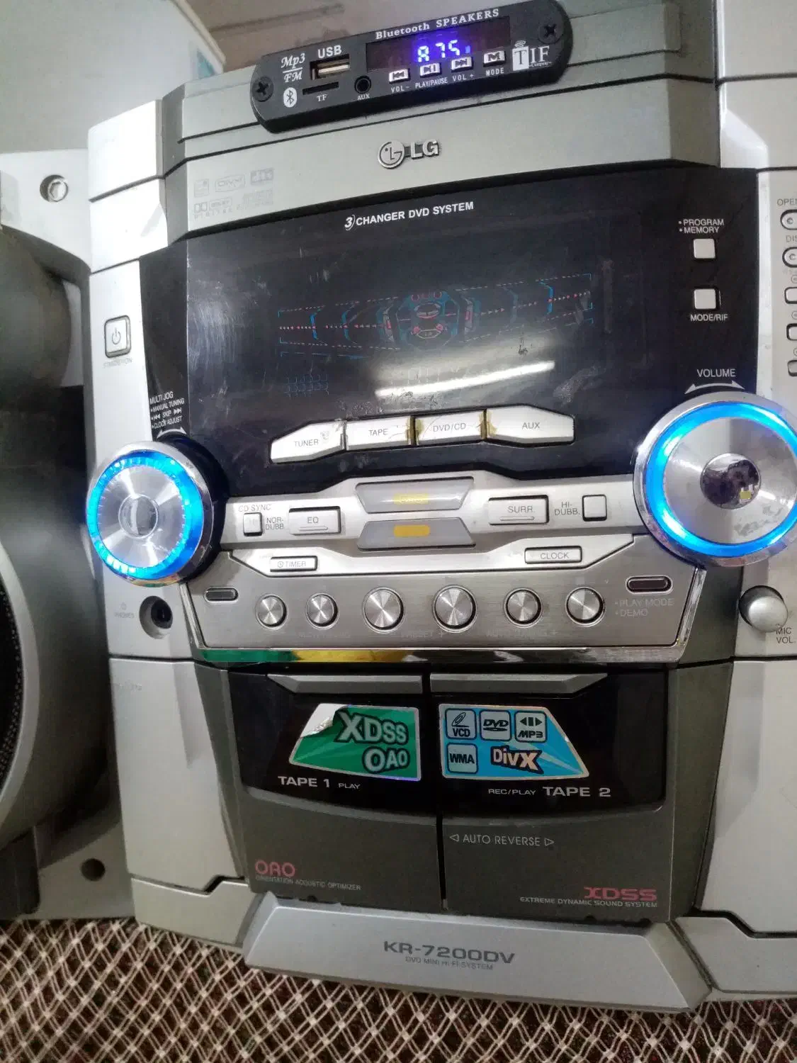 ظبط دی وی دی فلش خور بلوتوث  ال‌جی|سیستم صوتی خانگی|مشهد, عامل|دیوار