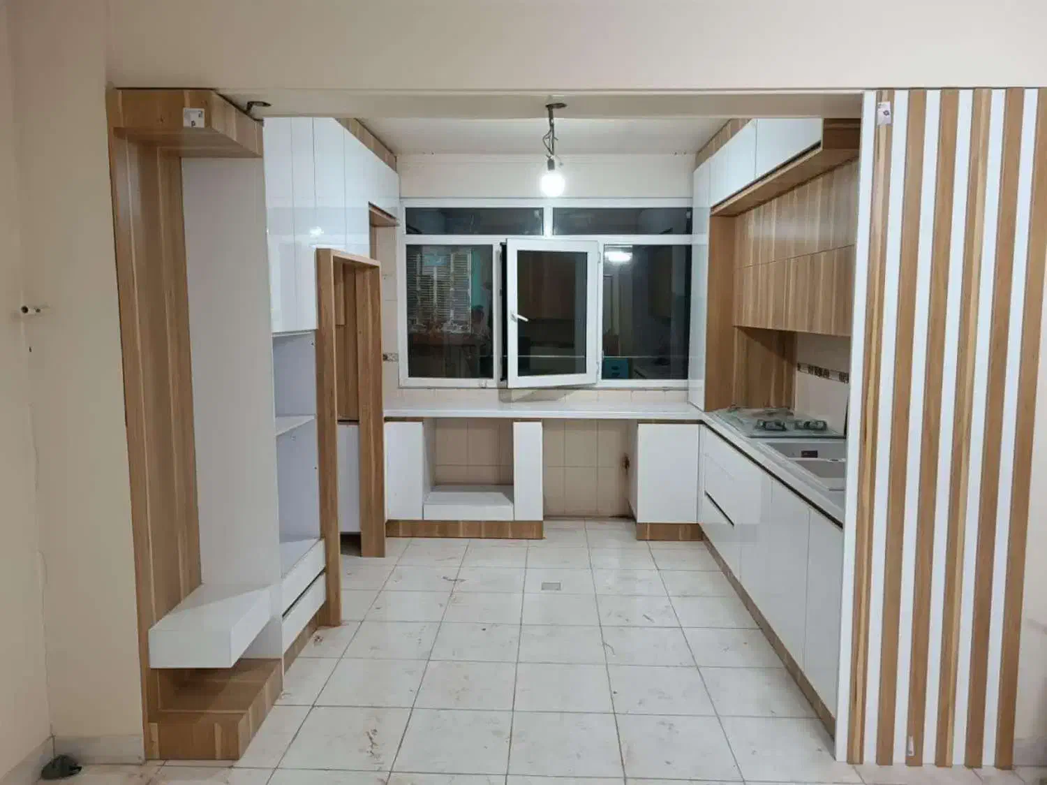 کابینت آشپزخانه//هایگلاس وMDF//پیش ساخته|مصالح و تجهیزات ساختمان|خرمآباد, |دیوار