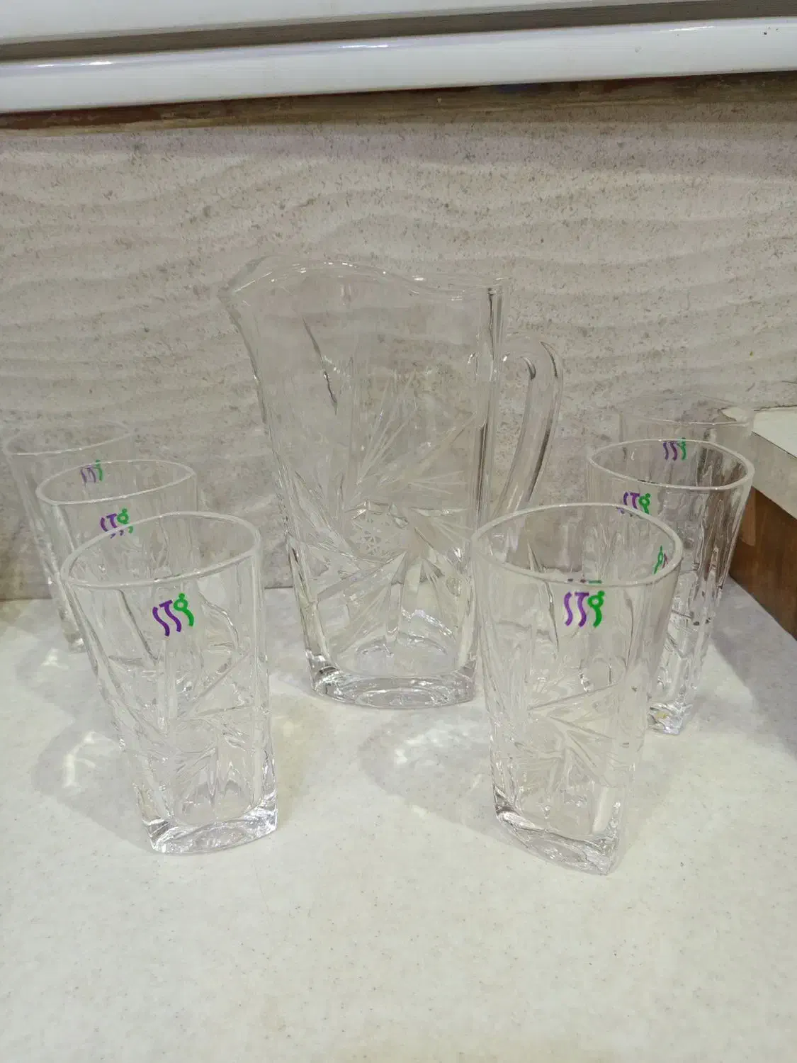 پارچ و لیوان خورشیدی|ظروف سرو و پذیرایی|ری, هاشم‌آباد|دیوار