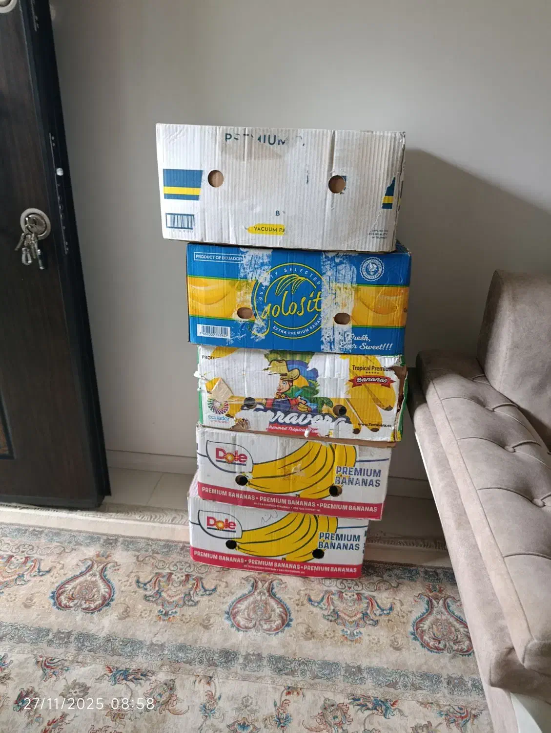 کارتن موز سفت و محکم|حراج|گنبد کاووس, |دیوار