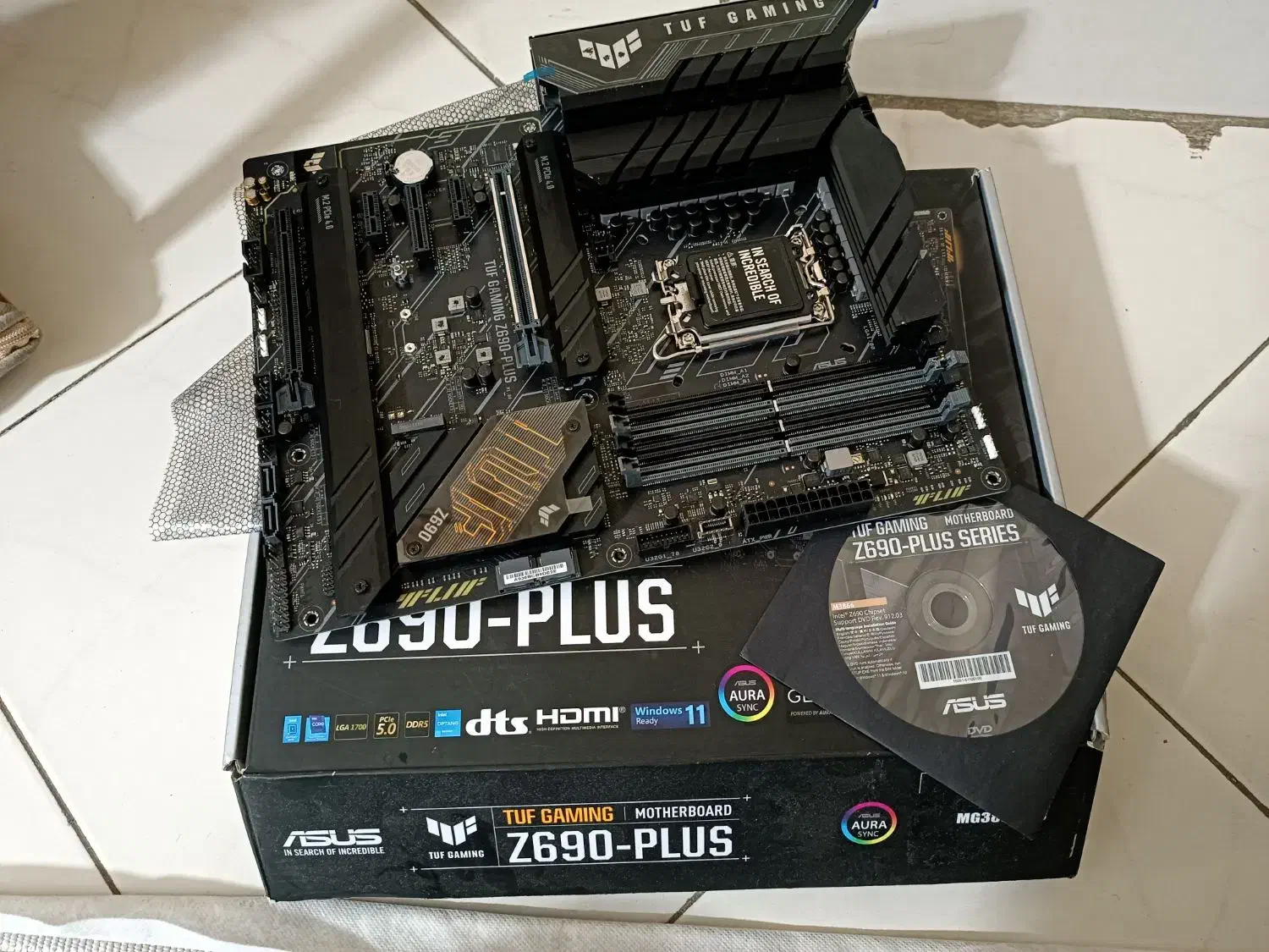 main board asus Tuf Gaming Z690-Plus D5|قطعات و لوازم جانبی رایانه|رباط‌کریم, رباط‌کریم|دیوار