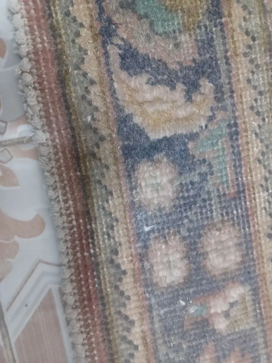 قالیچه طرح ترنج همدان|فرش|نجفآباد, گلدشت|دیوار