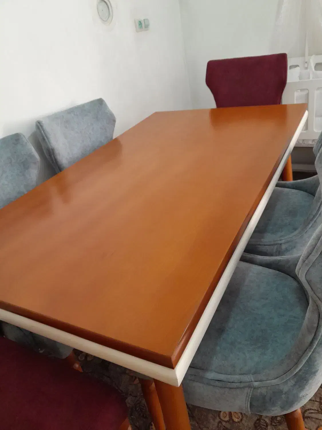 میز غذا خوری ۶نفره|میز و صندلی غذاخوری|رباط‌کریم, رباط‌کریم|دیوار