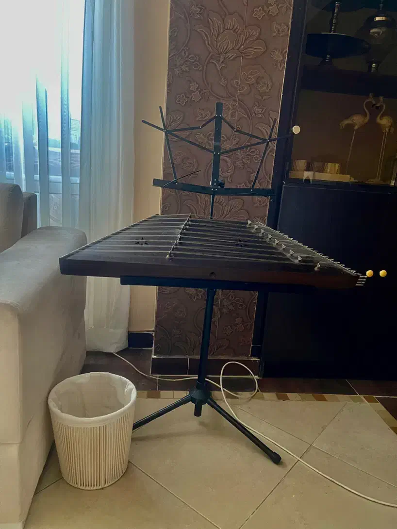 فروش فوری سنتور دو مهر چوب گردو به همراه وسایل|سازهای سنتی|لاهیجان, رجایی|دیوار