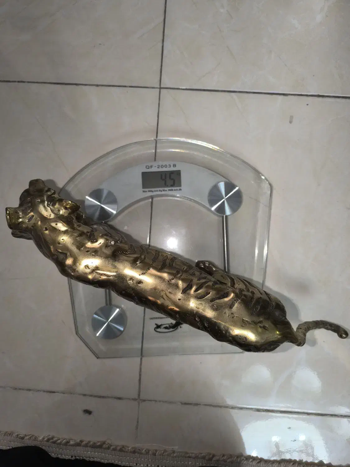 ببر برنجی دکوری|مجسمه، تندیس، ماکت|ورامین, ورامین|دیوار