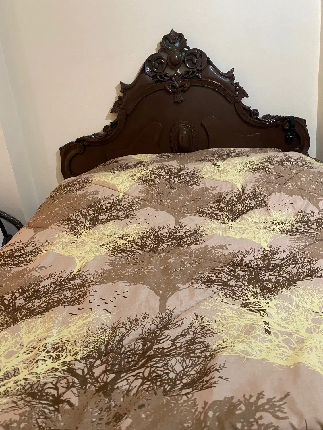 تخت تمام چوب|تخت و سرویس خواب|رودهن, |دیوار