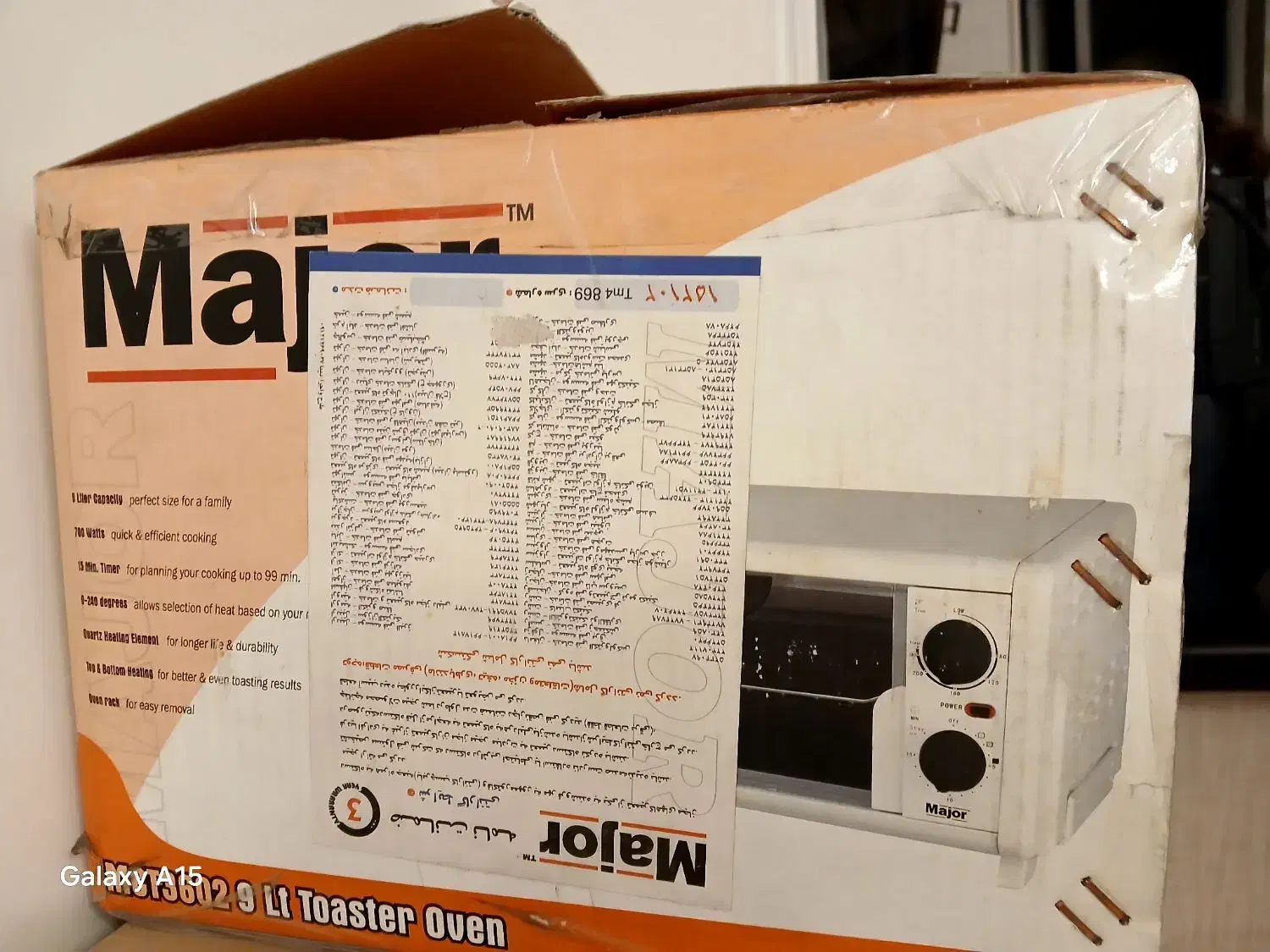 آون توستر ۹ لیتری|اجاق گاز و لوازم برقی پختوپز|تهران, حشمتیه|دیوار