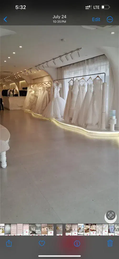 واگذاری مزون vip لباس عروس|اجارهٔ مغازه و غرفه|اصفهان, بوستان آینه خانه|دیوار