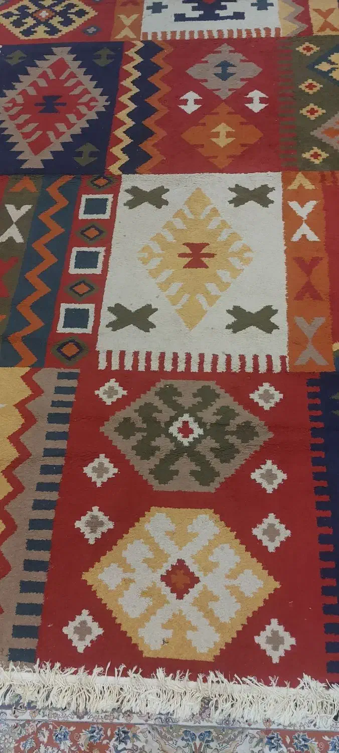 گلیم فرش ۶ متری|گلیم، جاجیم، گبه|نسیم‌شهر, |دیوار