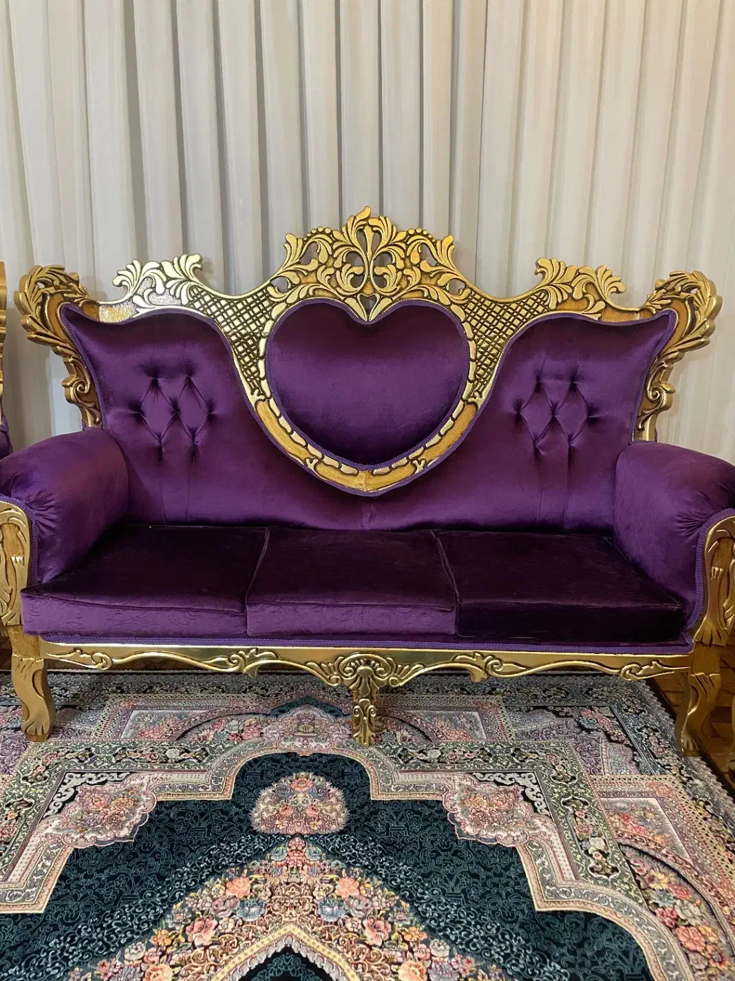مبل سلطنتی ۷ نفره (درحدنو)|مبلمان خانگی و میز عسلی|خلخال, |دیوار