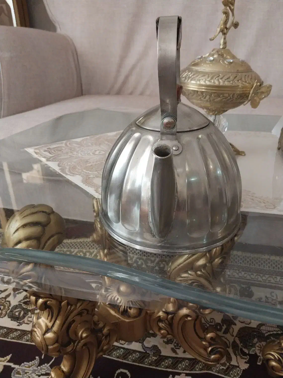 سماور ذغالی ۸ لیتری و قوری ورشو|سماور، چای‌ساز، قهوه‌ساز|سهند, |دیوار