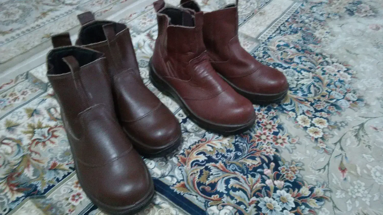 کفش ایمنی نیم بوت چرم تبریز کف نسوز|کیف، کفش، کمربند|ایذه, |دیوار