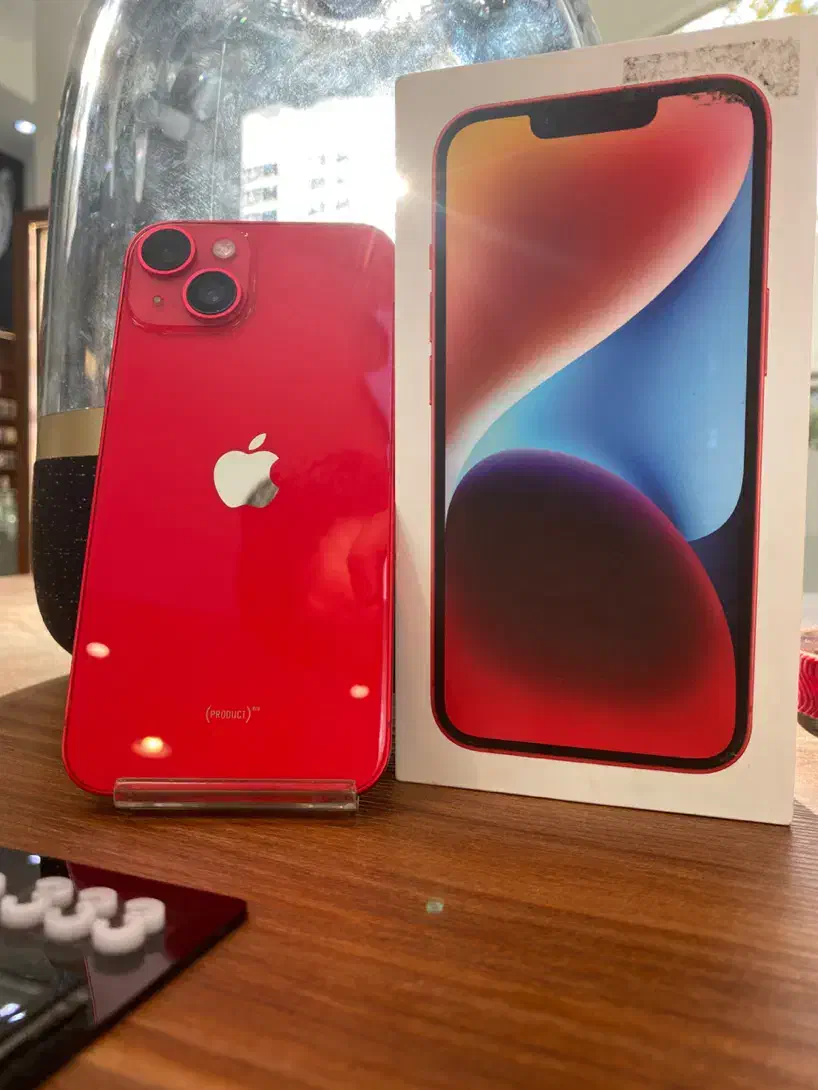 14normal 128 red-ایفون ۱۴ نرمال ۱۲۸ قرمز|موبایل|تهران, جردن|دیوار