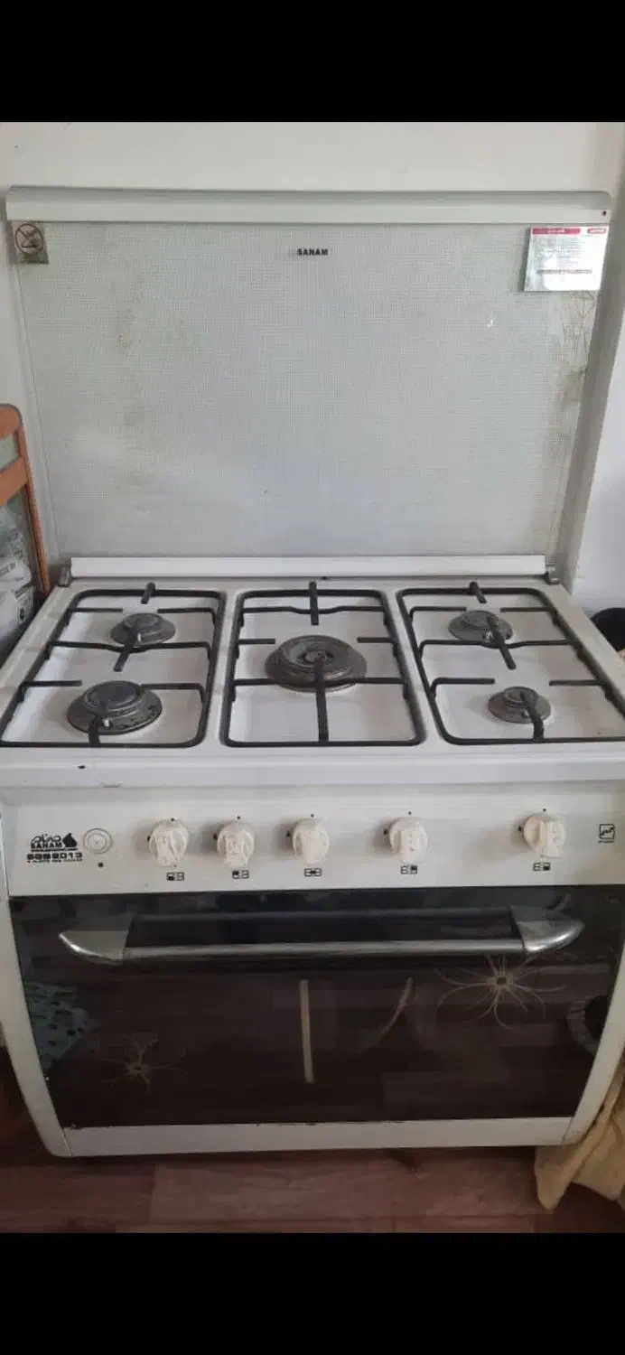 اجاق گاز ۵ شعله صنام در حد نو|اجاق گاز و لوازم برقی پخت‌وپز|ارومیه, |دیوار