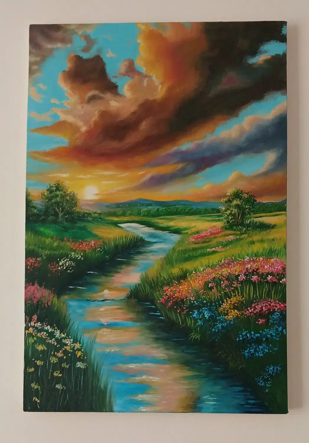 نقاشی رنگ روغن|تابلو، نقاشی، عکس|قزوین, |دیوار