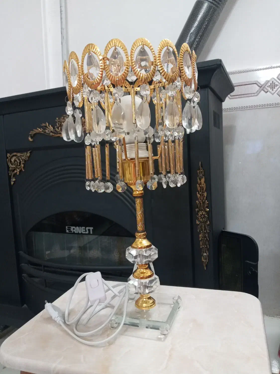 اباژور کریستالی|چراغ خواب و آباژور|مشهد, پنجتن|دیوار