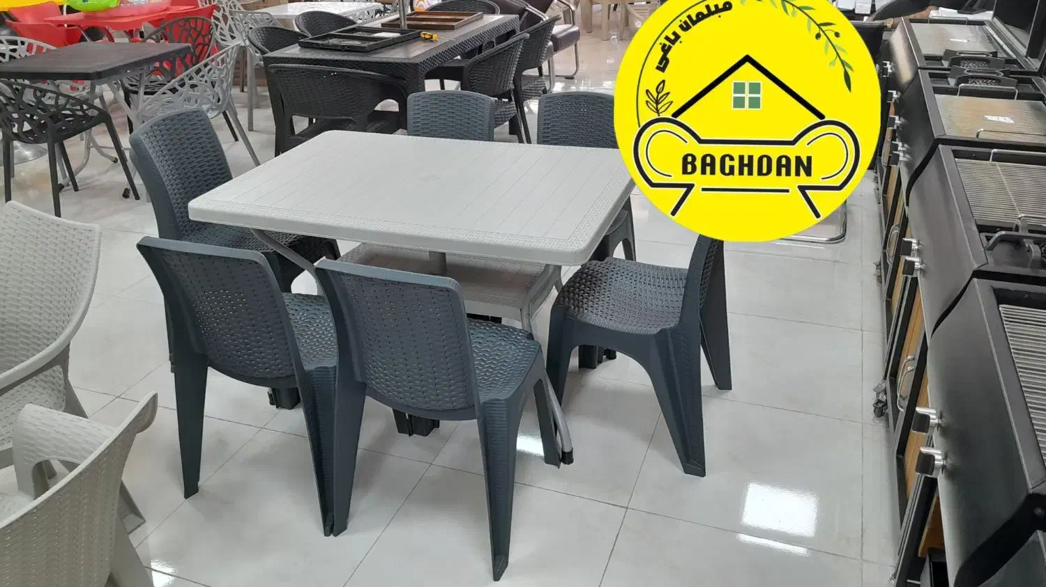 صندلی پلاستیکی مدل نیلاغذاخوری مقاوم باغکد(باغدان)|میز و صندلی غذاخوری|صفادشت, |دیوار