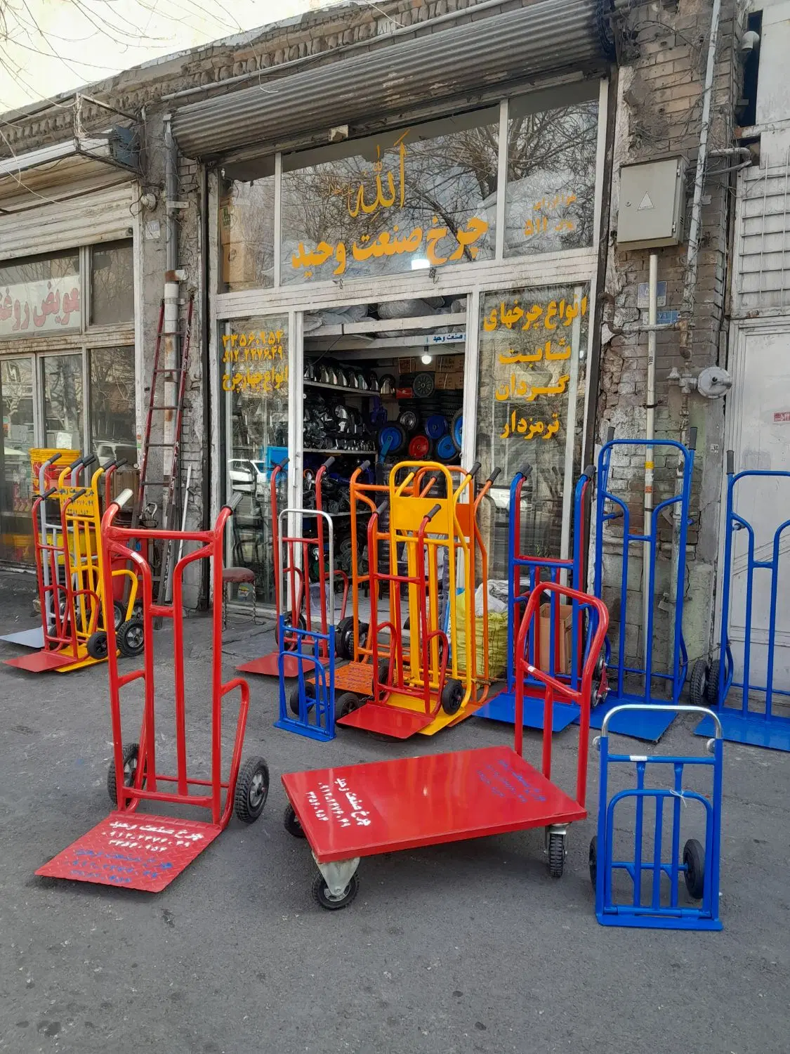 دو چرخ گاری بزرگ دستی حمل کوچک بار(پله۳چرخدستی)|ابزارآلات|تهران, امین حضور|دیوار