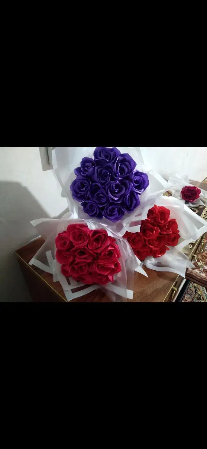 گل های روبانی|گل مصنوعی|مراغه, |دیوار