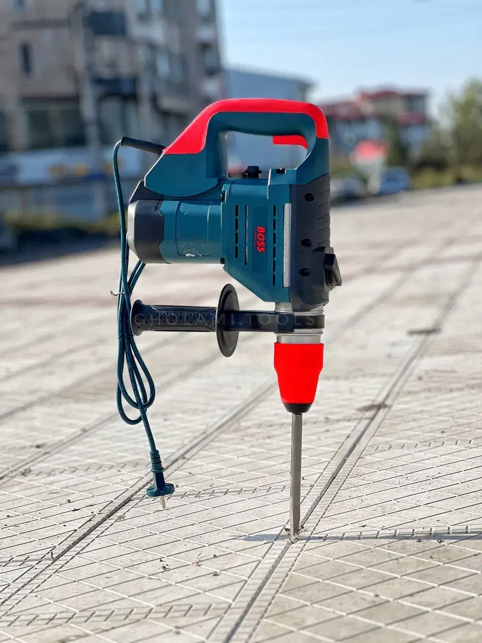 بتن کن دریل 8 کیلوی دوکاره برق اینورتر موتور پیکور|ابزارآلات|رشت, بلوار گیلان|دیوار