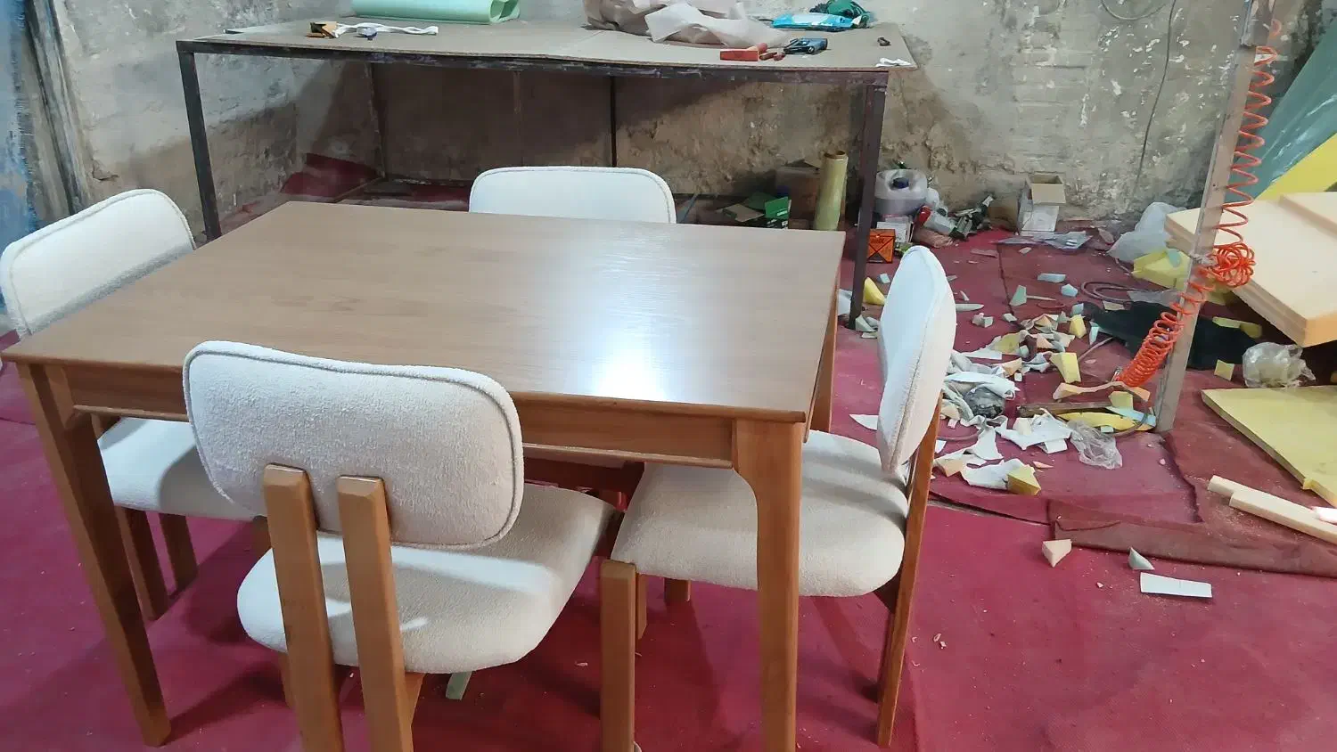 میز و صندلی غذاخوری راش دستساز|میز و صندلی غذاخوری|چهاردانگه (تهران), |دیوار