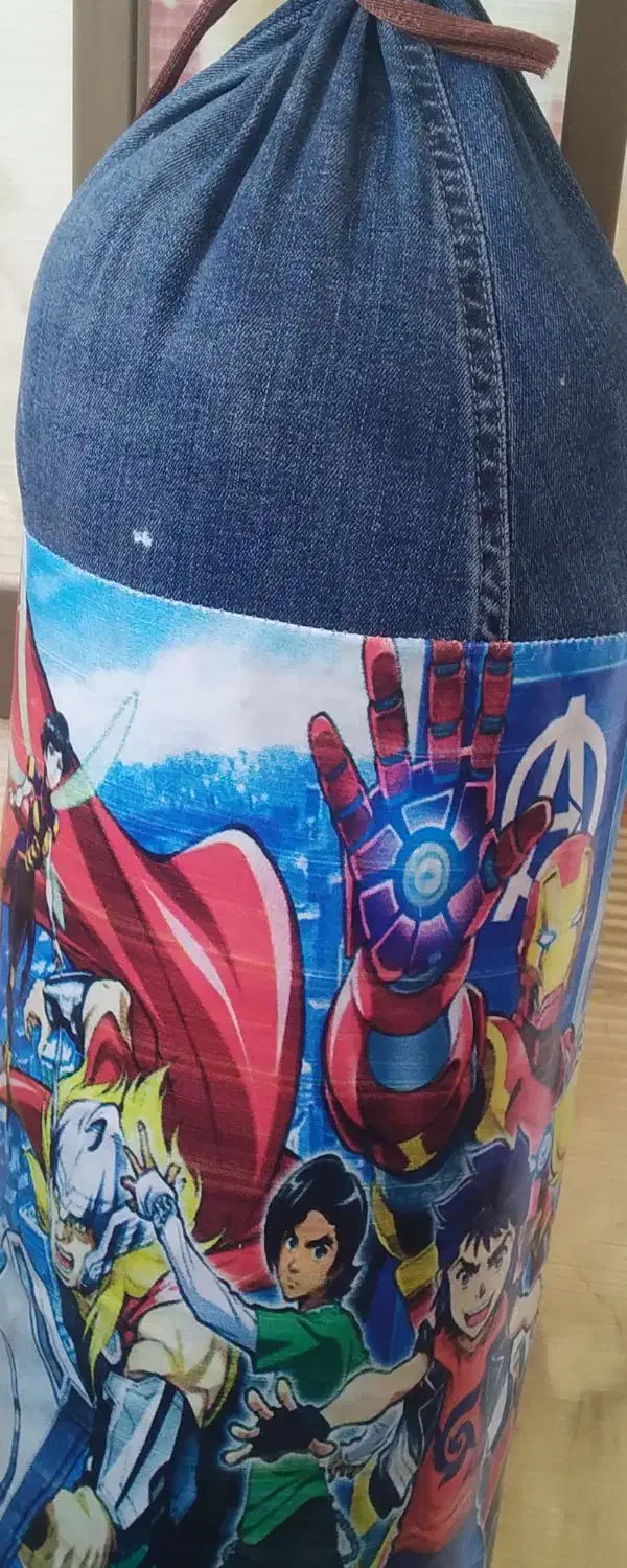 کیسه بکس تاپ پرشده ازخرده چرم|تجهیزات ورزشی|شهرکرد, |دیوار