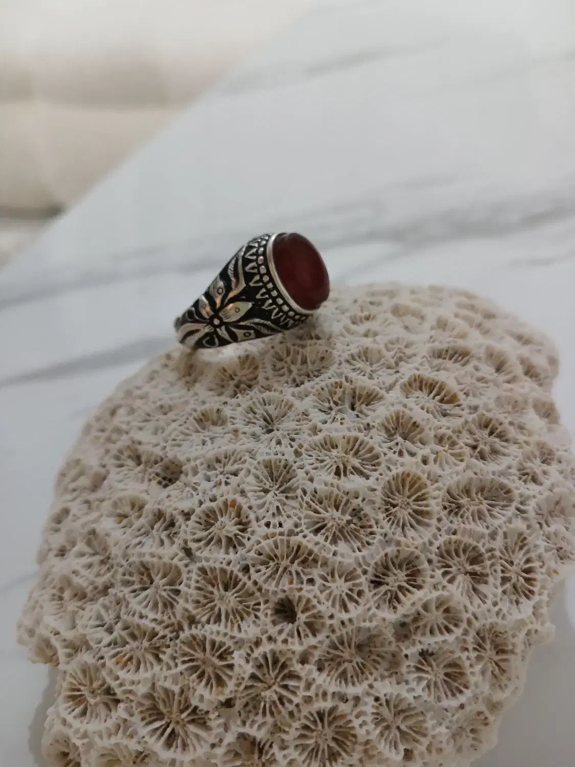 انگشتر نقره استاد آزاده|جواهرات|قشم, |دیوار