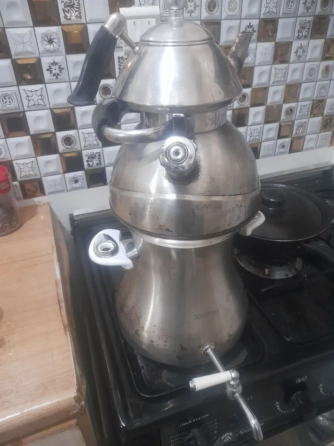 کتری رو اجاقی ۳ تیکه|قوری، کتری، قهوهساز دستی|نظرآباد, نظرآباد|دیوار