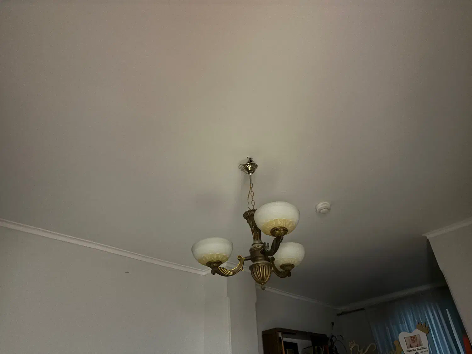 لوستر سه شعله|لوستر و چراغ آویز|سمنان, |دیوار