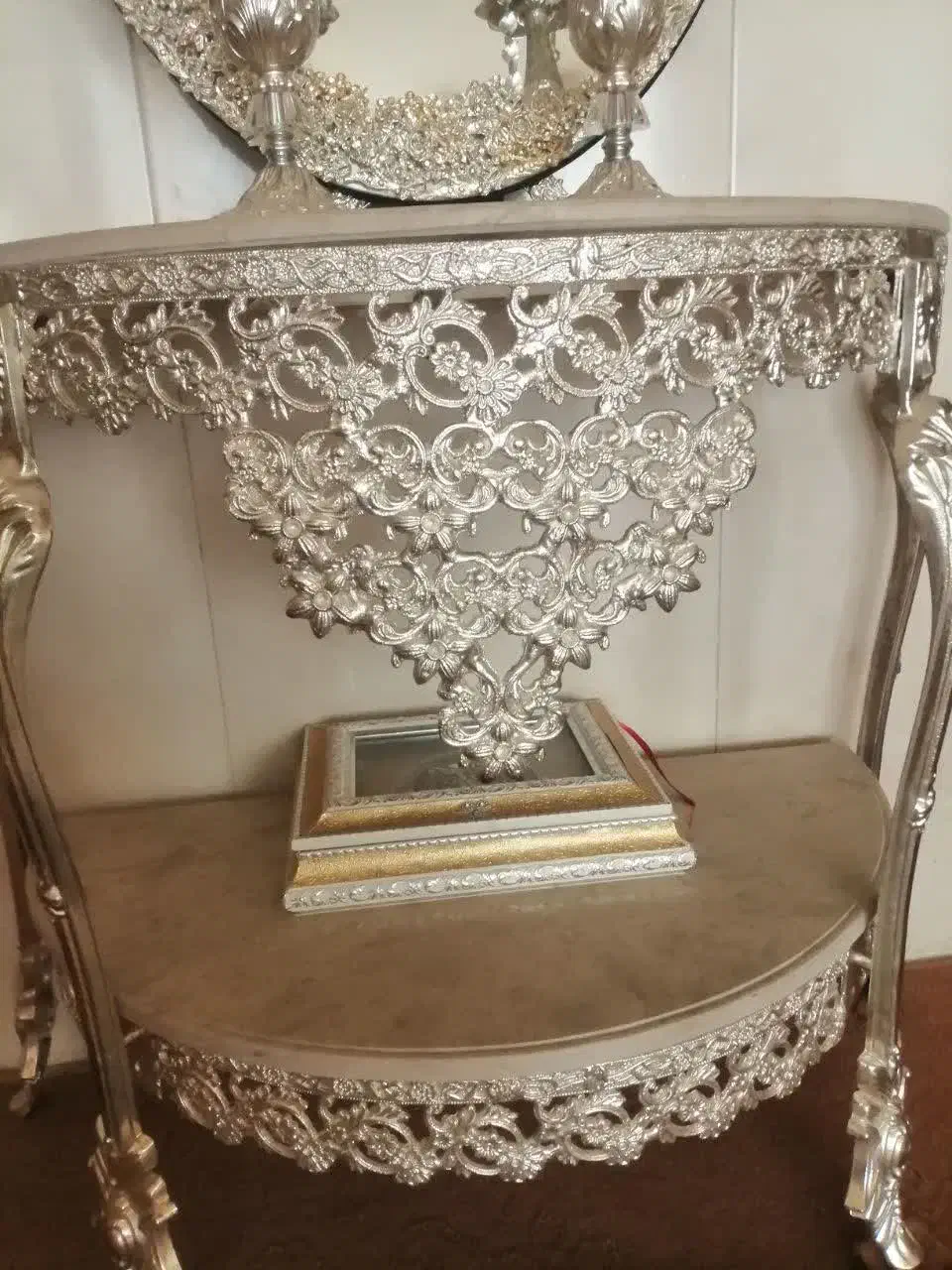 آینه و شمعدان|بوفه، ویترین، کنسول|یزد, |دیوار