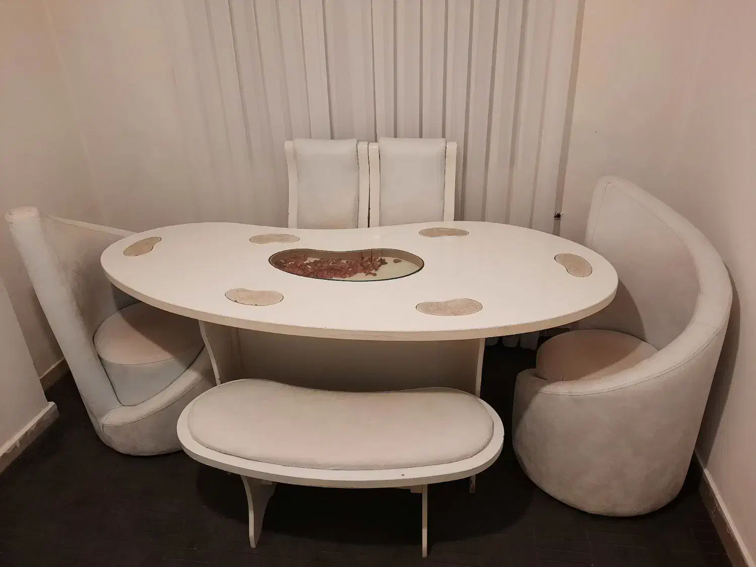 میز ناهارخوری ۶ نفره|میز و صندلی غذاخوری|ایلام, |دیوار