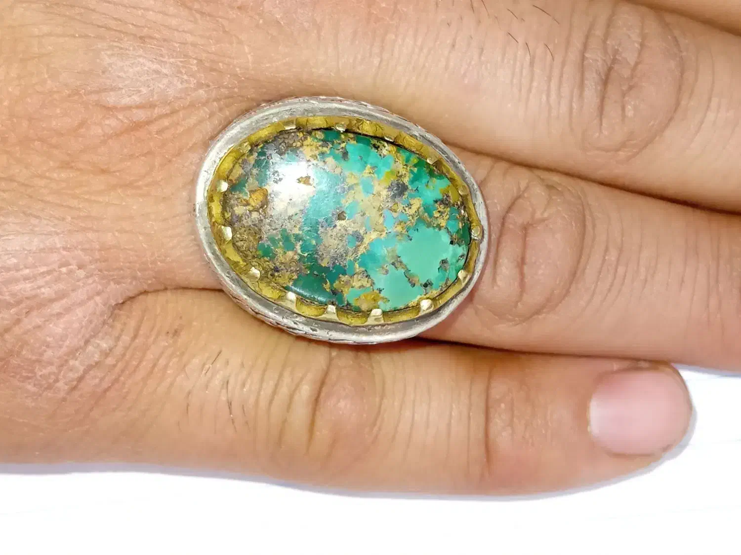 انگشتر نقره قدیمی|جواهرات|دیواندره, |دیوار