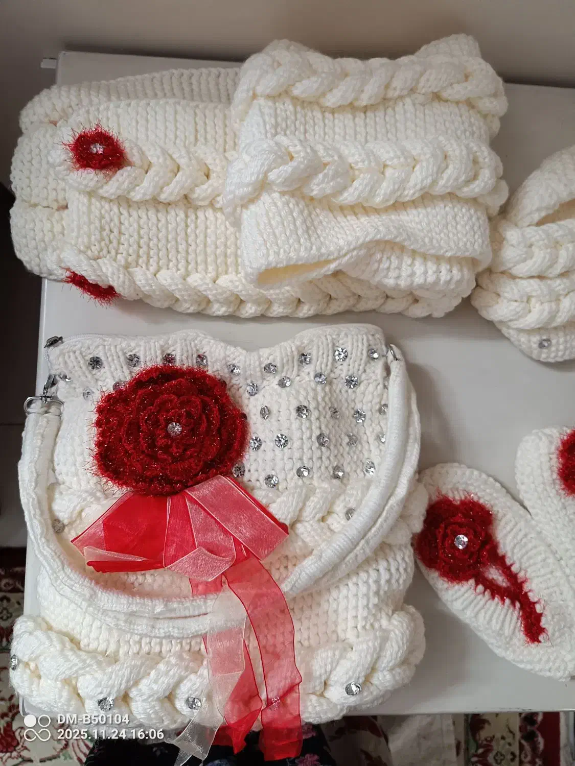 ست دست بافت شیک و زیبا|لباس|تهران, شهمیرزادی|دیوار