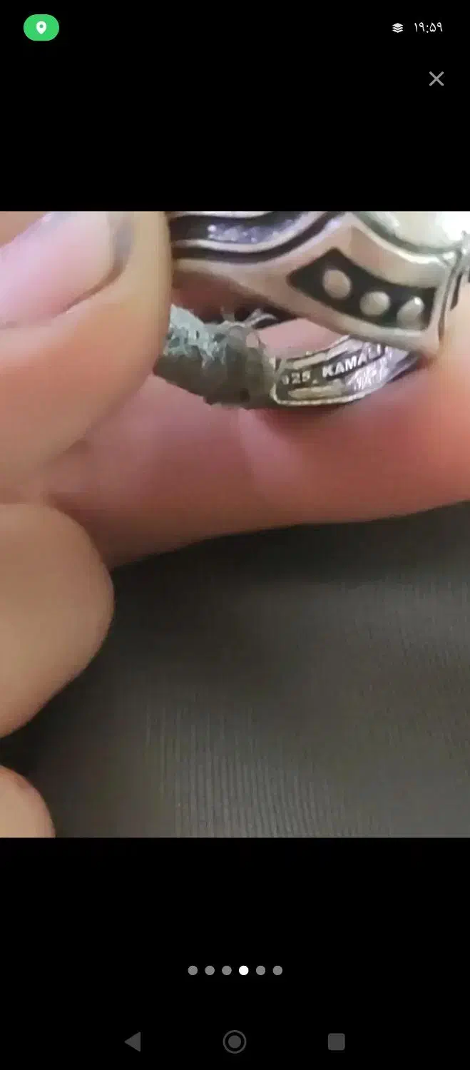 انگشتر نقره دست ساز بزرگ سنگین|جواهرات|شیراز, مسلم|دیوار