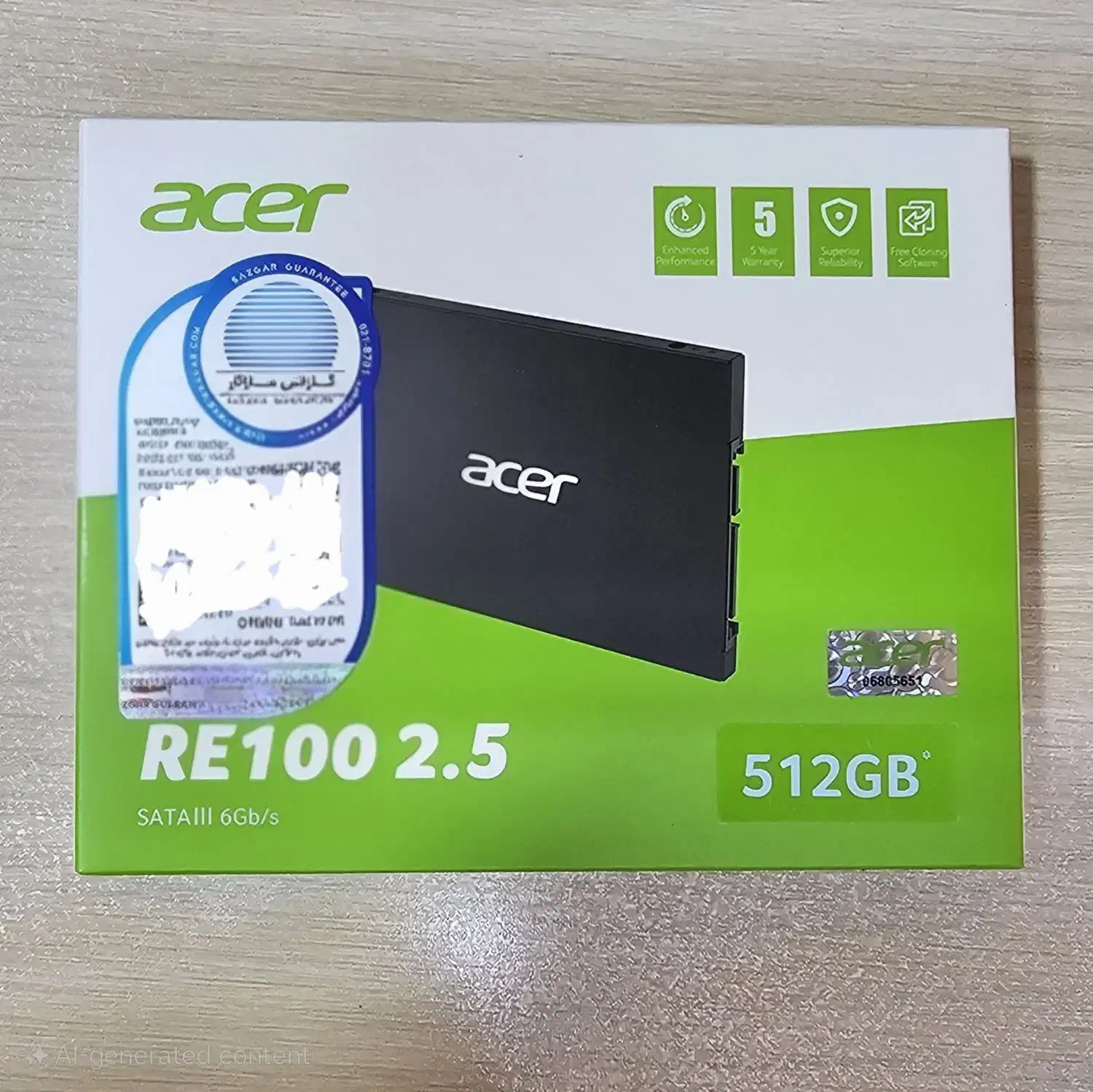 اس اس دی گیگ ۵۱۲ SSD ACER RE100|قطعات و لوازم جانبی رایانه|اصفهان, رکن الدوله غربی|دیوار