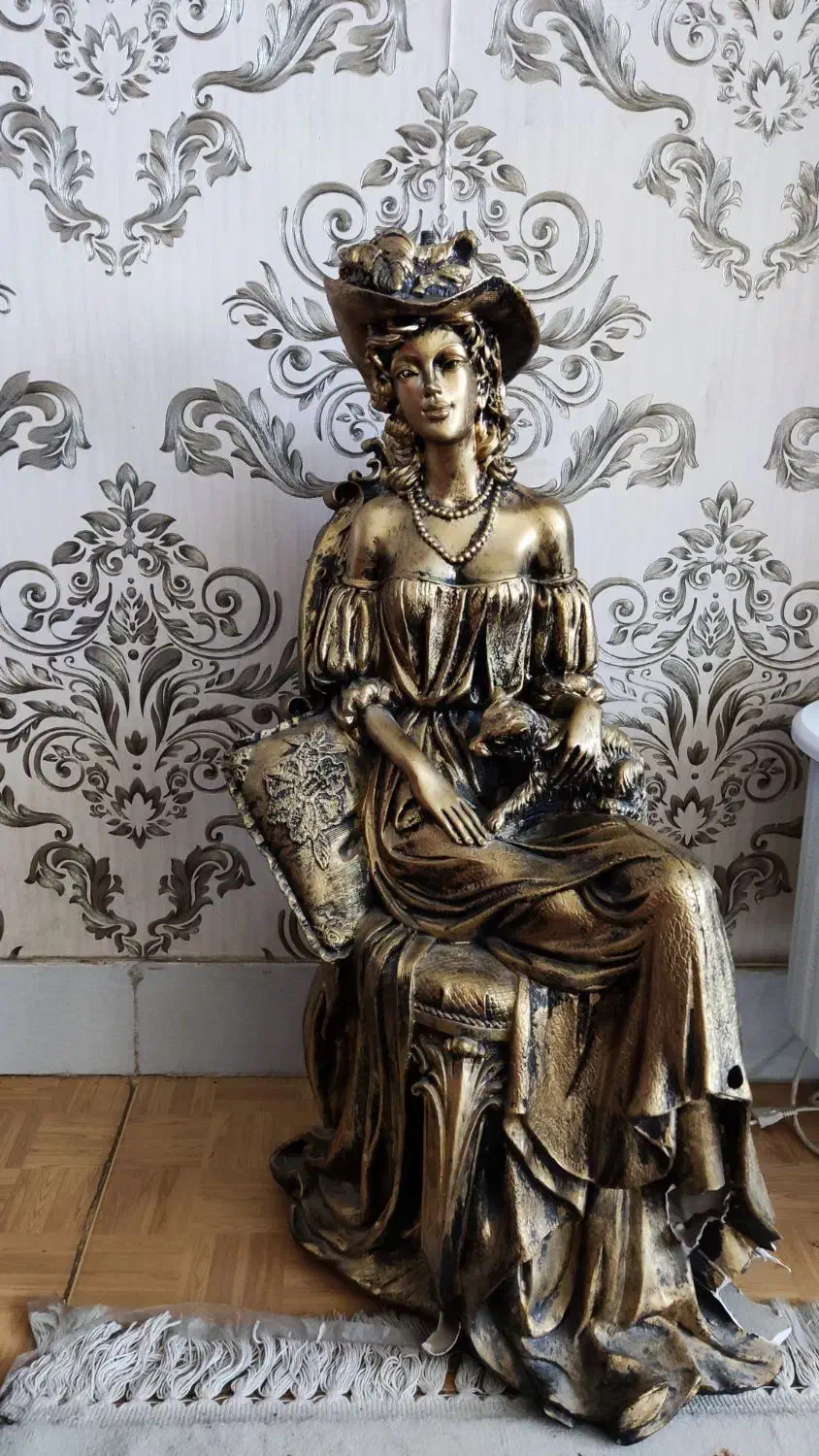 مجسمه پتینه کاری شده زیبا|مجسمه، تندیس، ماکت|مشهد, رستگار|دیوار